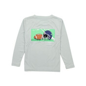 Properly Tied Chrome Grey Gametime Performance L/S Tee