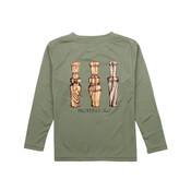 Properly Tied Olive Performance Tee L/S Duck Calls