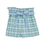 The Beaufort Bonnet Company Eastpoint Plaid/Barrington Blue Maddie BeaBagShorts - WovenYn