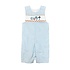 Lulu Bebe Boo Lt Blue Gingham Smocked Longall