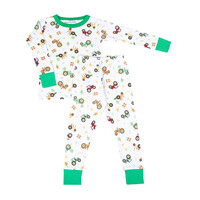 Magnolia Baby Tractor Time Long Pajamas