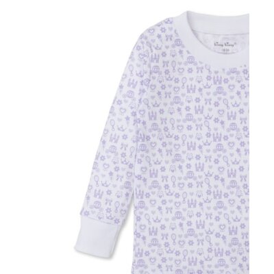 Kissy Kissy Royal Details Lilac Long Pajama Set