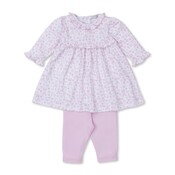 Kissy Kissy Royal Details Pink Dress w/ Leggings Set