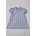 Funtasia, Too Blue/Tan Plaid A-line Dress