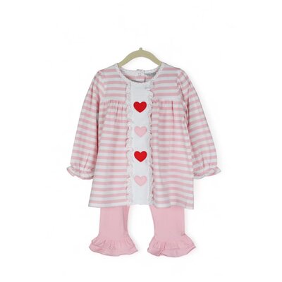 Jumping Jolly Heart Girl Pants Set