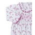 Kissy Kissy Blooming Bows Pink Printed Smocked Sack