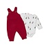 Kissy Kissy Christmas Deer Cheer Overall Set