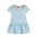 Luli & Me Blue Majestic Petals Dropwaist Dress