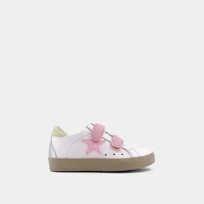 ShuShop Sunny Toddlers Dusty Pink Velcro Sneaker