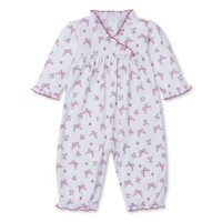 Kissy Kissy Blooming Bows Pink Printed Playsuit