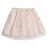 Bisby Pink Metallic Stripe/Stars Tulle Circle Skirt