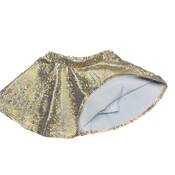 Lulu Bebe Metallic Gold Skirt