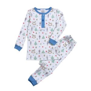 Baby Loren The Magic Night Pima Two Pcs Loungewear Blue