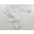 La Luna Boy Ghost Pima SS Pajama Pant Set