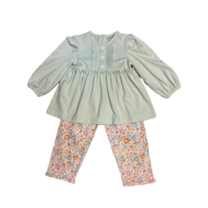 Sage & Lilly Mint Floral Chloe Set