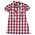 Bailey Boys Cranberry Plaid Dress w/Bow