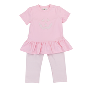 Cypress Row Jack O Lantern Pink Girls Legging Set