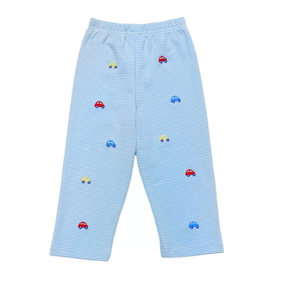 Zuccini Cars Harry's Play Tee w/ Lt Blue Bitty Stripe Pants