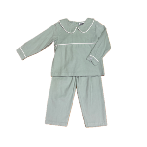 True Green Corduroy Peter Pan Set