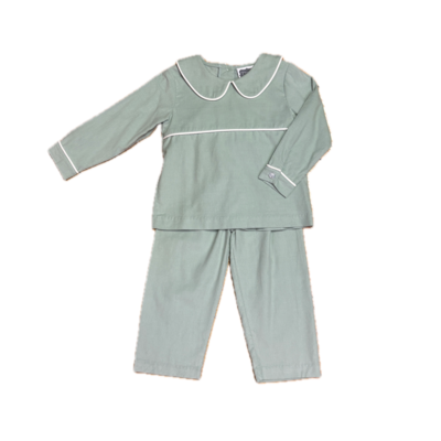 True Green Corduroy Peter Pan Set