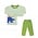 Zuccini Dino Harry's Play Tee and Safari Sage Green Pants