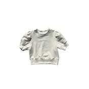 Pleat Collection White Riley Sweatshirt