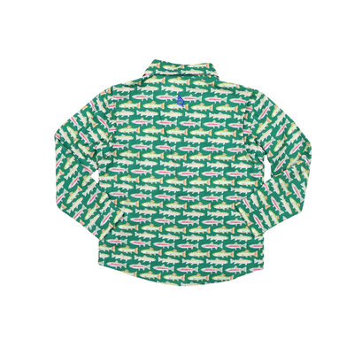 BlueQuail Clothing Co. Evergreen Trout Long Sleeve Shirt