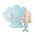 Mon Ami Mimi Mermaid Tooth Fairy Pillow & Doll Set