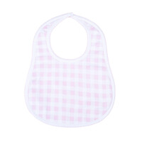 Magnolia Baby Baby Checks Pink Bib