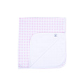 Magnolia Baby Baby Checks Pink Recieving Blanket