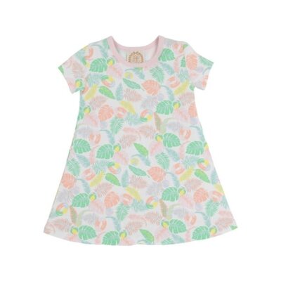 The Beaufort Bonnet Company Happy in Harbour Island/Palm Beach Pink Polly Play Dress