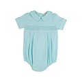 The Beaufort Bonnet Company Edisto Egg Blue/Worth Avenue White Smocked Bradford Bubble