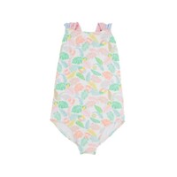 The Beaufort Bonnet Company Happy in Harbour Island/Palm Beach Pink and Buckhead Blue Seabrook Bathing Suit