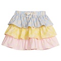 Bisby Mixed Ditsy Floral Tiered Mini Skort