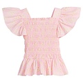 Bisby Pink Ditsy Floral India Top