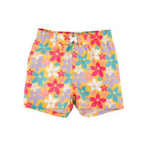 RuffleButts + RuggedButts Endless Summer Floral Swim Trunks