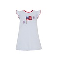 Claire & Charlie 4th of July Lt. Blue Knit Stripe Dress