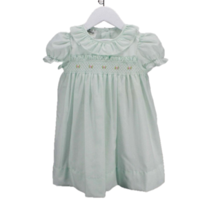 Green Blossom Garland Claire Dress