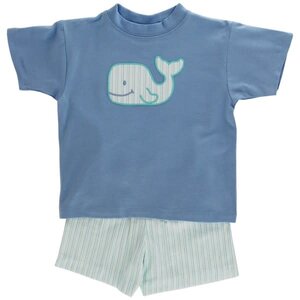 Bailey Boys Wally Whale Boys Short Set