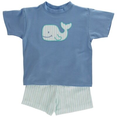 Bailey Boys Wally Whale Boys Short Set