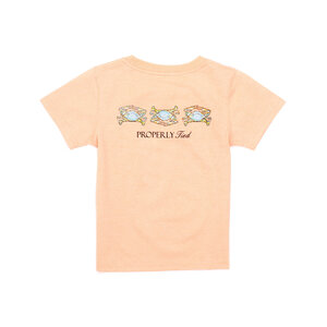 Properly Tied Melon Triple Crab SS Tee