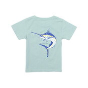 Properly Tied Marine Mist Blue Marlin SS Tee