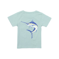 Properly Tied Marine Mist Blue Marlin SS Tee