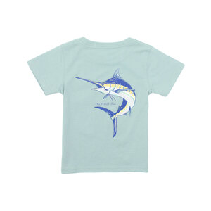 Properly Tied Marine Mist Blue Marlin SS Tee