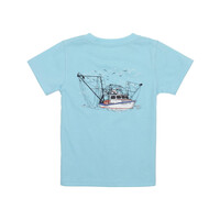 Properly Tied Powder Blue Shrimp Boat SS Tee