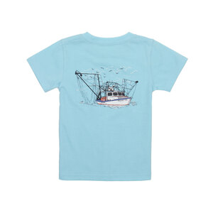 Properly Tied Powder Blue Shrimp Boat SS Tee