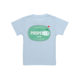 Properly Tied Periwinkle The Links SS Tee