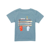 Properly Tied Steel Blue Bat Rack SS Tee