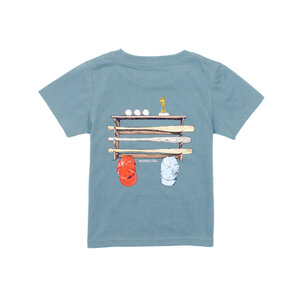 Properly Tied Steel Blue Bat Rack SS Tee