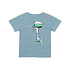 Properly Tied Steel Blue Boat Motor SS Tee